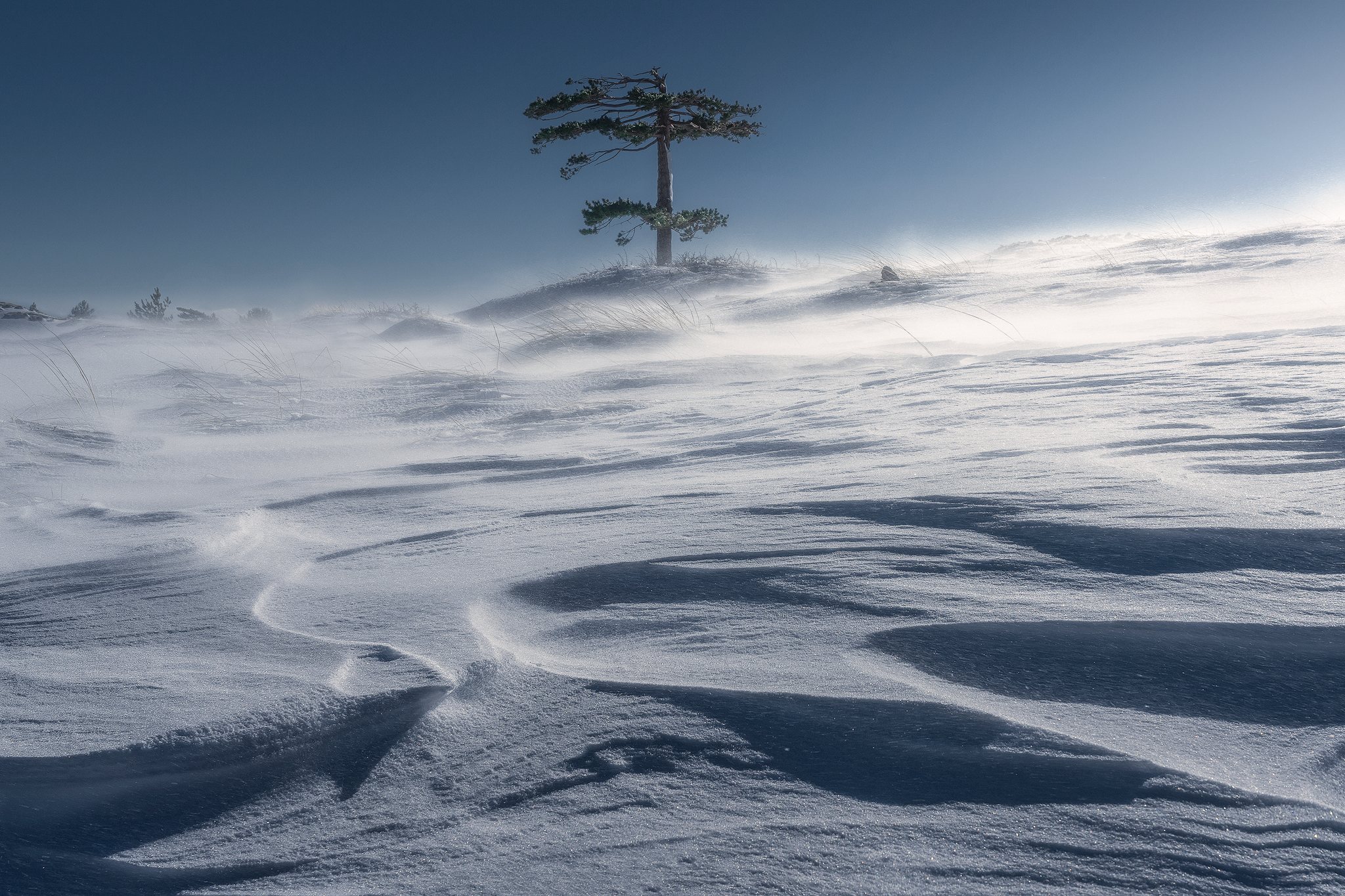 Snowstorm, fine art photograph from the Sicily collection by Fabrizio Vinciguerra